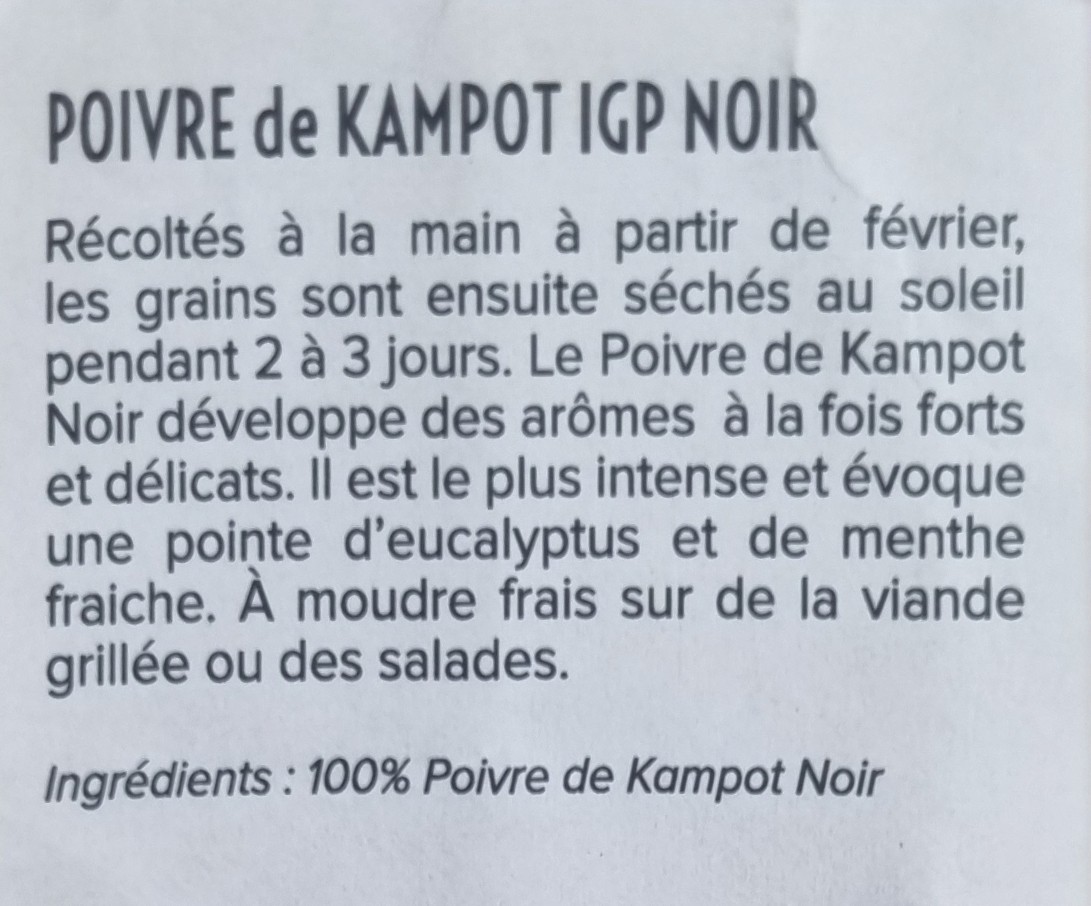 Poivre noir de Kampot en grain – Image 4