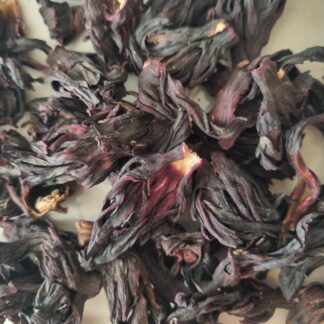 fleurs séchées d'hibiscus