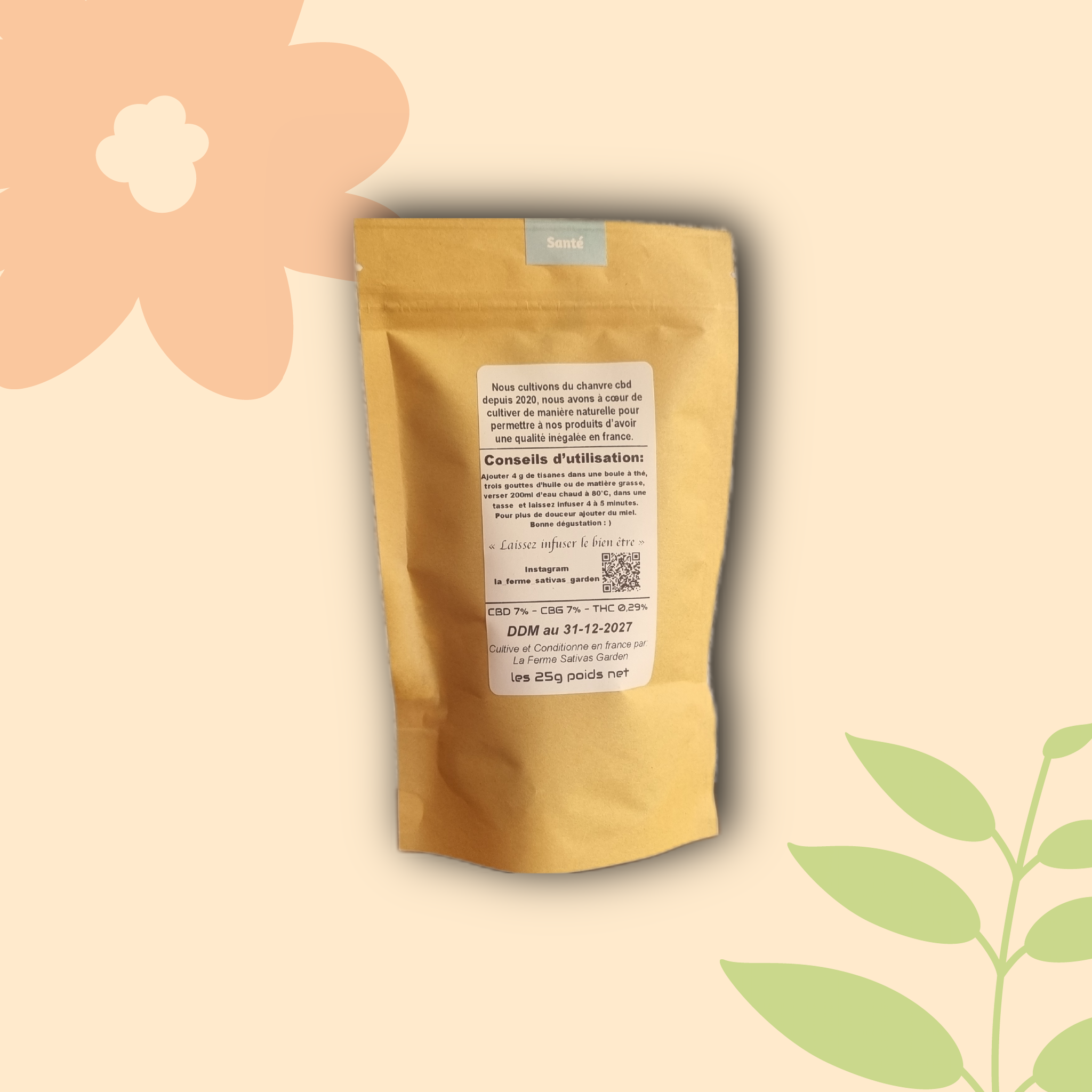 Tisane CBD - Menthe Citron (25g) – Image 2