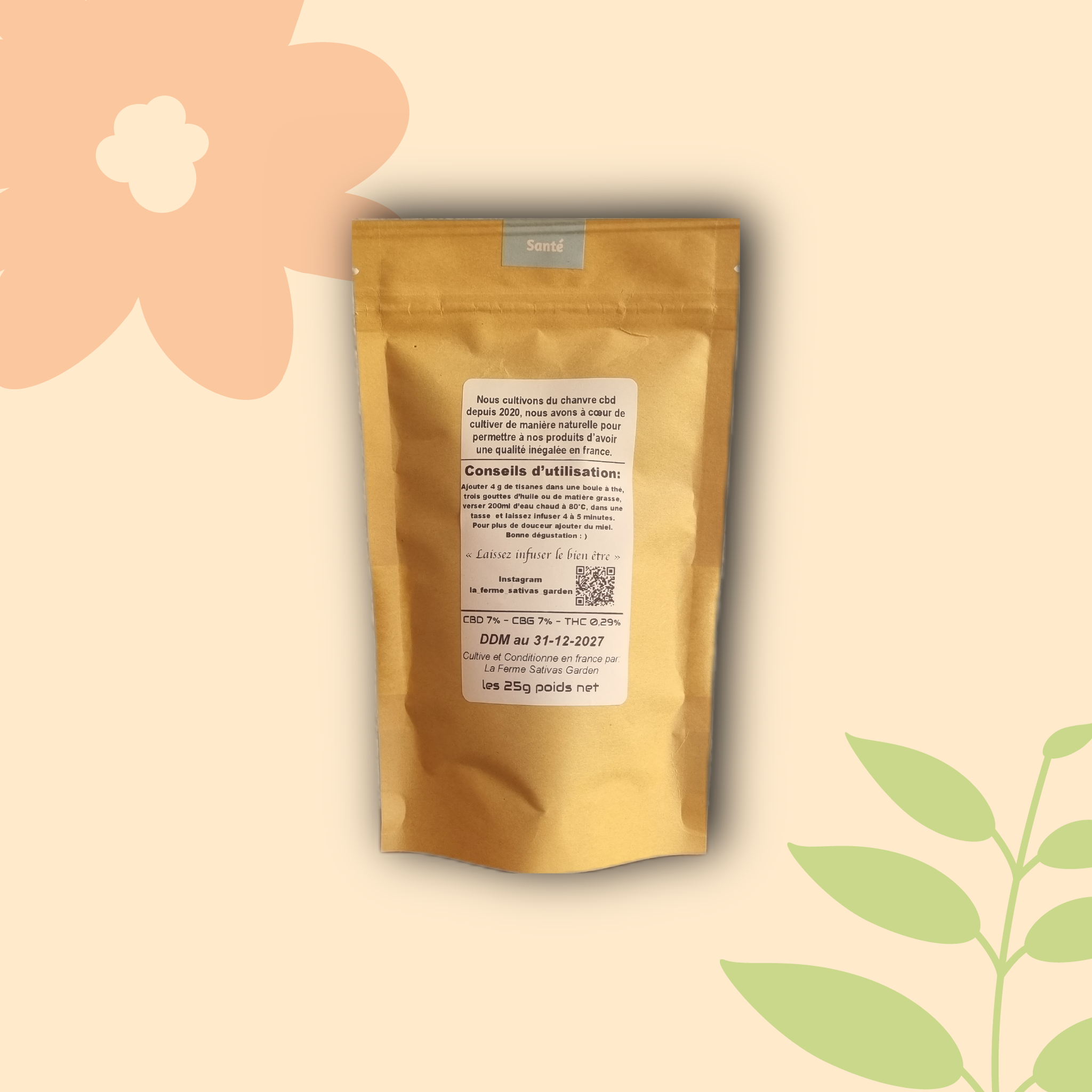 Tisane CBD - Féminine (25g) – Image 2