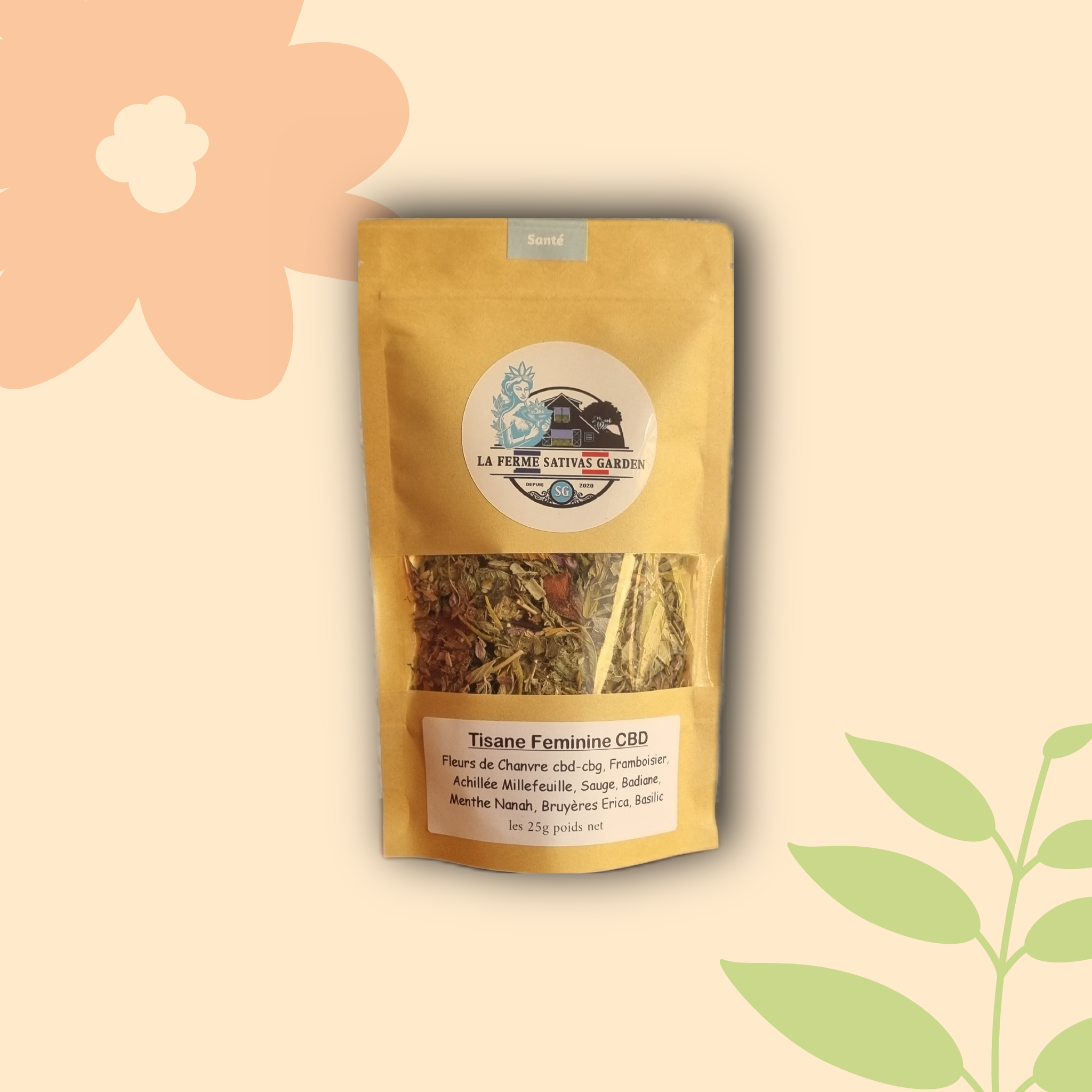 Tisane CBD - Féminine (25g)