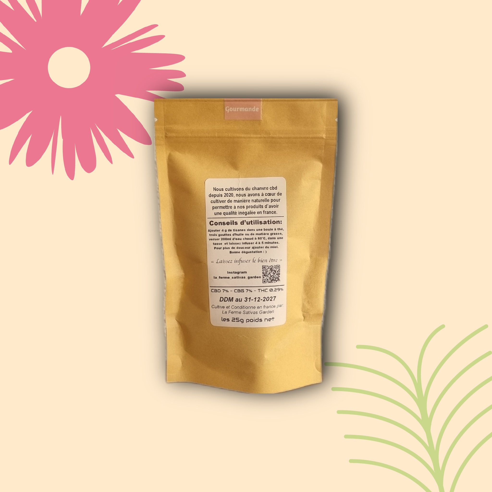 Tisane CBD - Heure du goûter (25g) – Image 2