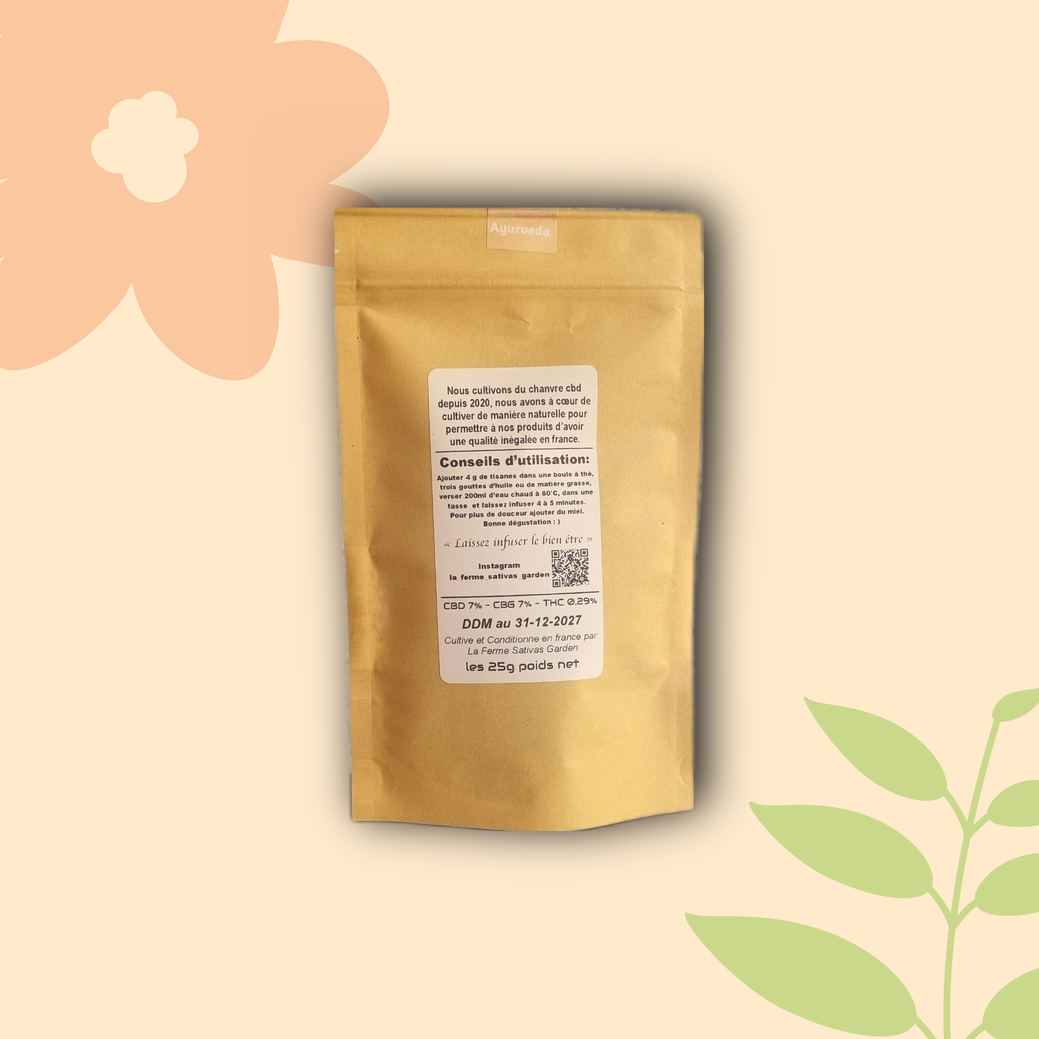 Tisane CBD - Namaste (25g) – Image 2