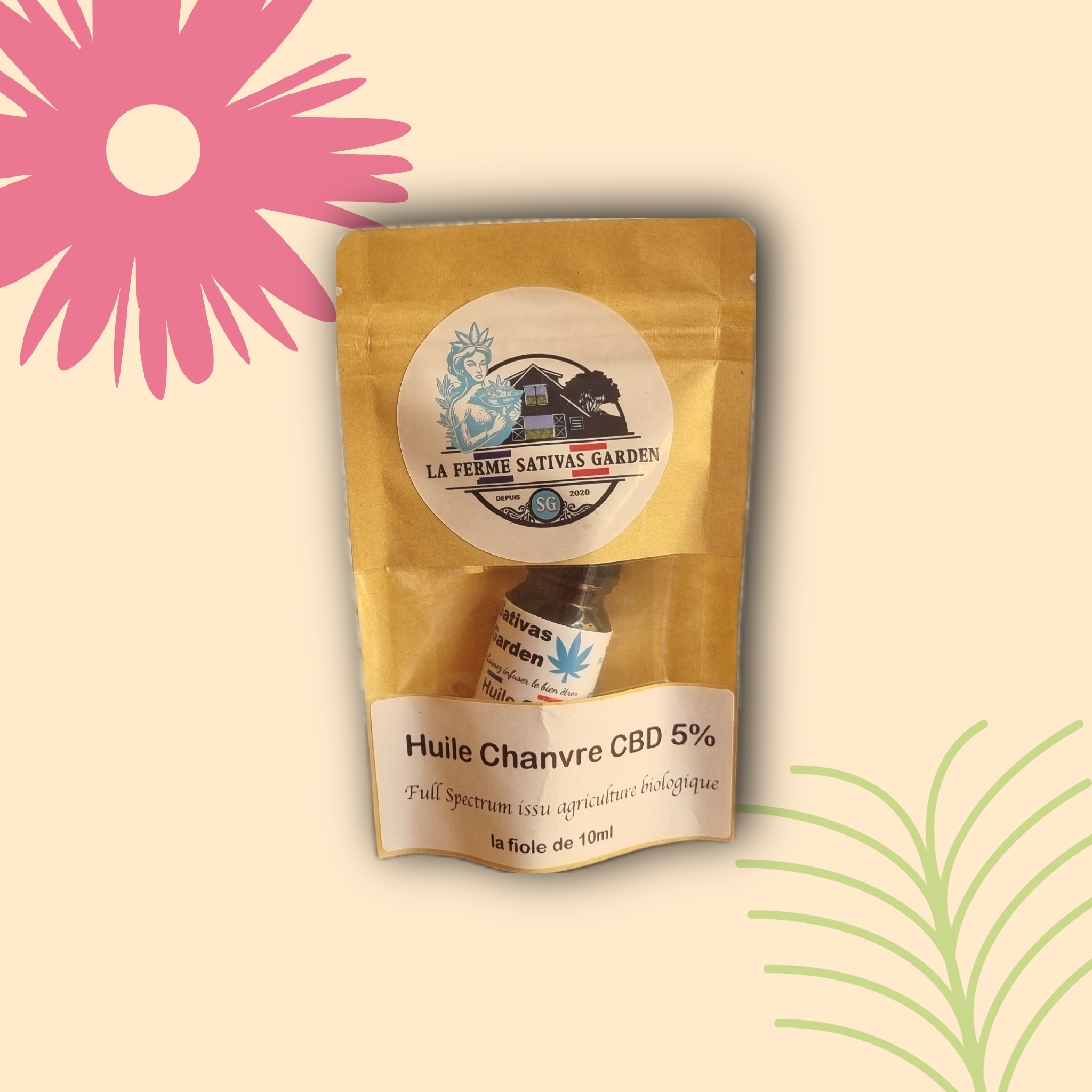 Huiles de Chanvre CBD 5% – Image 2