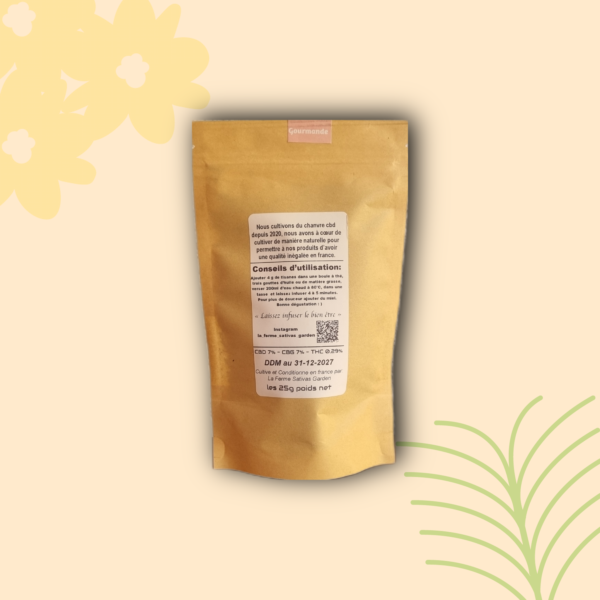 Tisane CBD - Menthe Citron (25g) – Image 2