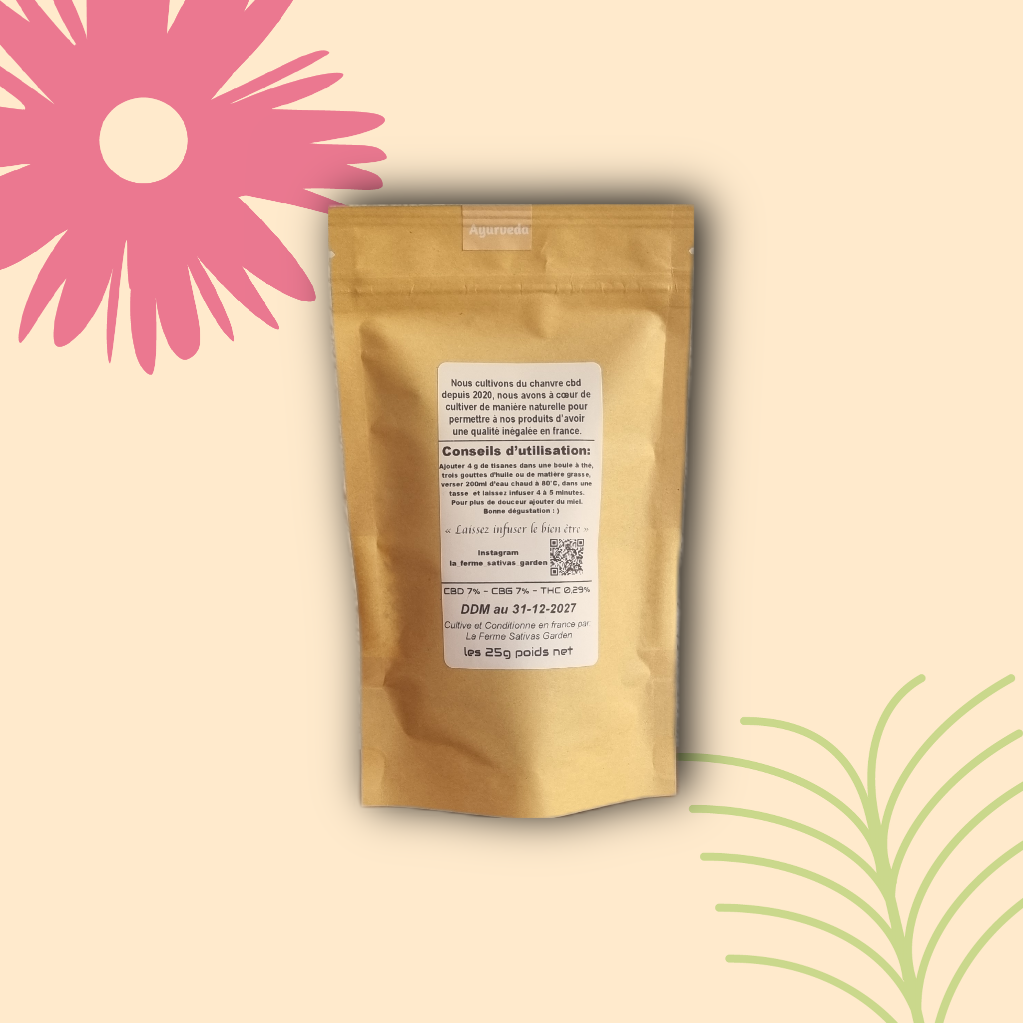 Tisane CBD - Prana (25g) – Image 2