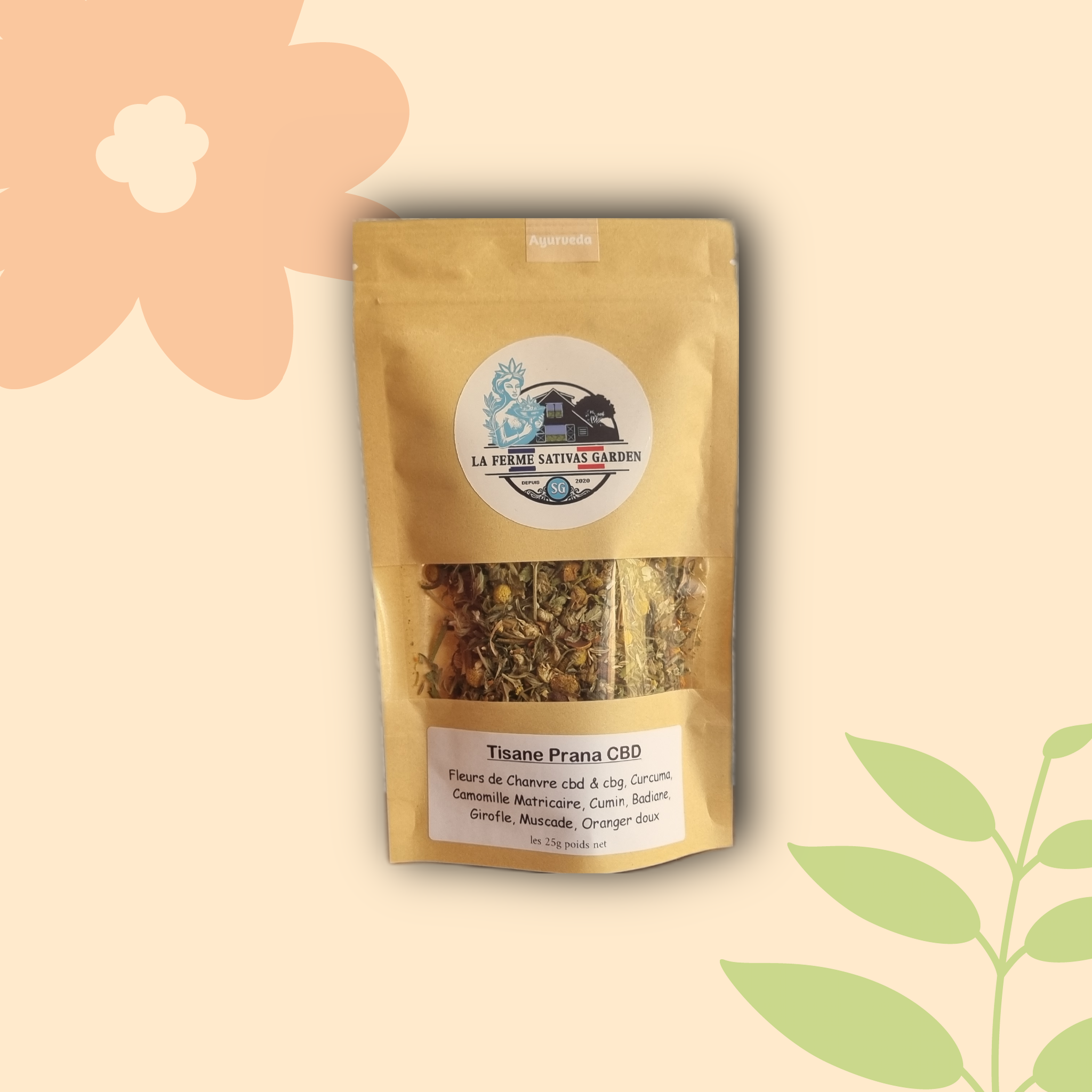 Tisane CBD - Prana (25g)